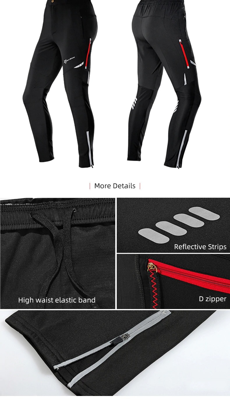 ROCKBROS-pantalones de ciclismo para hombre, pantalón táctico de alta elasticidad, para verano