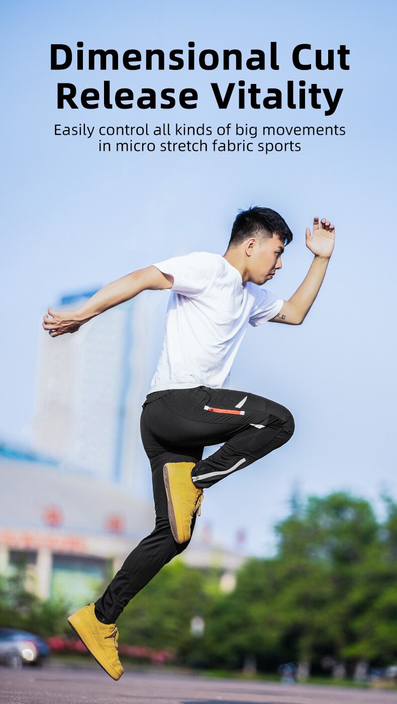 ROCKBROS-pantalones de ciclismo para hombre, pantalón táctico de alta elasticidad, para verano