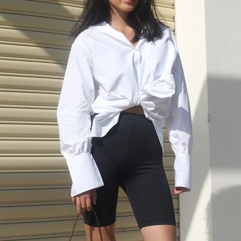 Pantalones cortos sin costuras para mujer, Shorts informales de cintura alta para Fitness, negros, ajustados, a la moda deportiva bajos estrechos para motorista