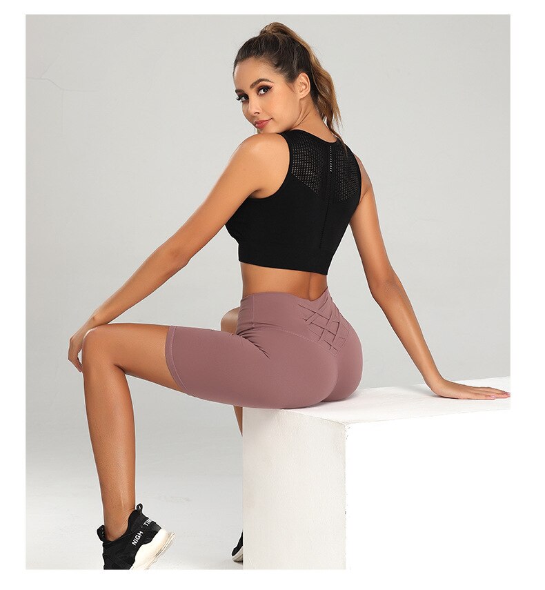 Pantalones cortos de gimnasio para mujer, medias realzadoras de cintura alta, leggings y pantalones cortos con bolsillo para guardar el teléfono, ciclismo, trotar, correr, fitness, yoga Pantalones cortos de gimnasio para mujer, medias realzadoras de cintura alta, leggings y pantalones cortos con bolsillo para guardar el teléfono, ciclismo, trotar, correr, fitness, yoga