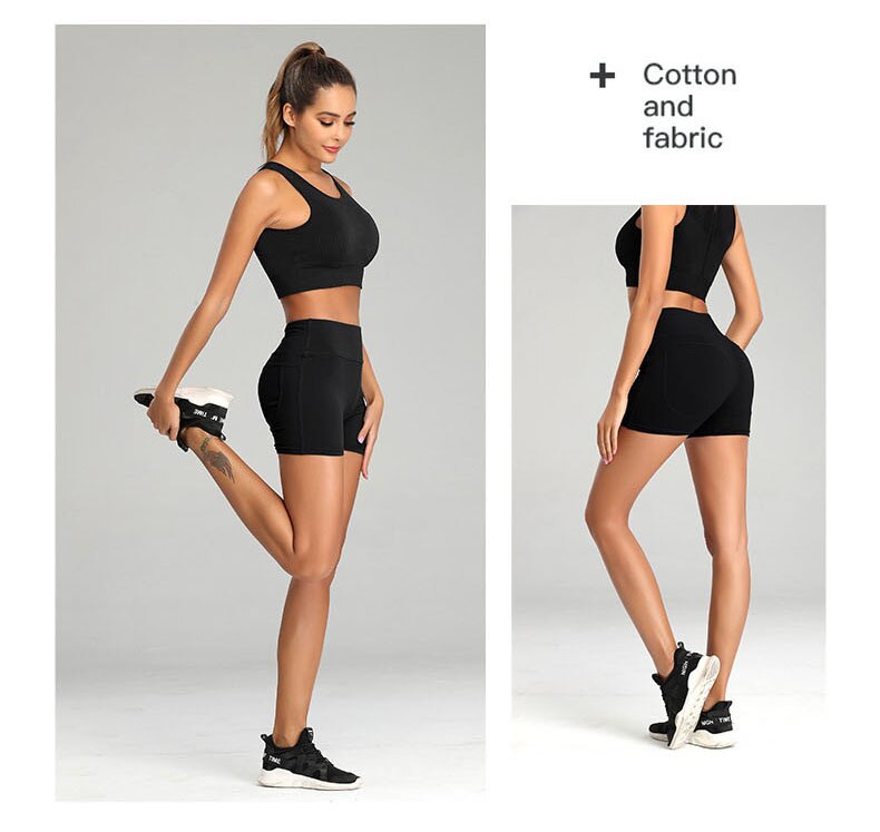 Pantalones cortos de gimnasio para mujer, medias realzadoras de cintura alta, leggings y pantalones cortos con bolsillo para guardar el teléfono, ciclismo, trotar, correr, fitness, yoga Pantalones cortos de gimnasio para mujer, medias realzadoras de cintura alta, leggings y pantalones cortos con bolsillo para guardar el teléfono, ciclismo, trotar, correr, fitness, yoga