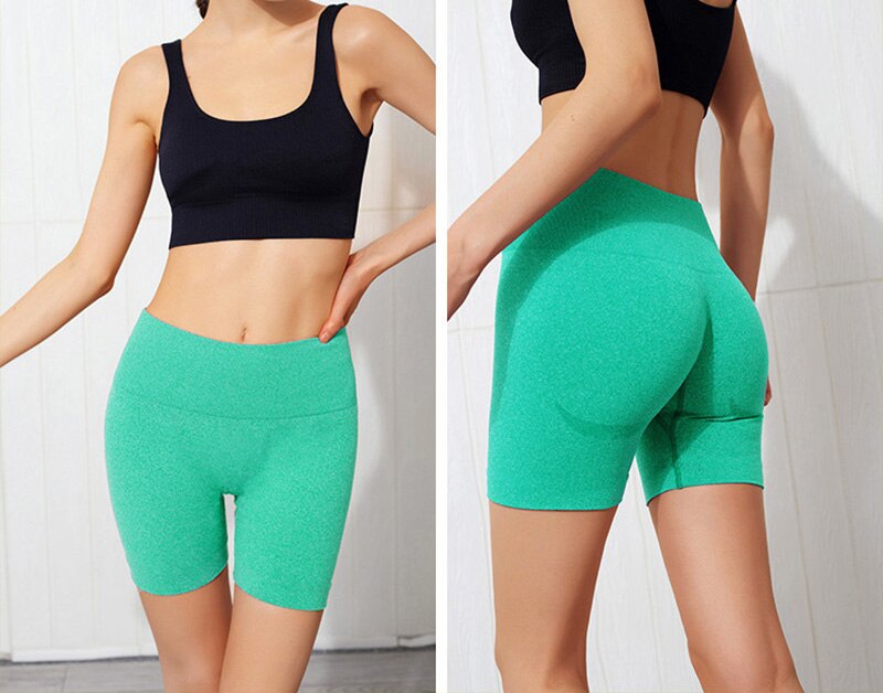 Vital pantalones cortos deportivos sin costuras de verano para mujer, pantalones cortos ajustados de cintura alta para el gimnasio, pantalones cortos deportivos a prueba de sentadillas y Control de ab Vital pantalones cortos deportivos sin costuras de verano para mujer, pantalones cortos ajustados de cintura alta para el gimnasio, pantalones cortos deportivos a prueba de sentadillas y Control de ab