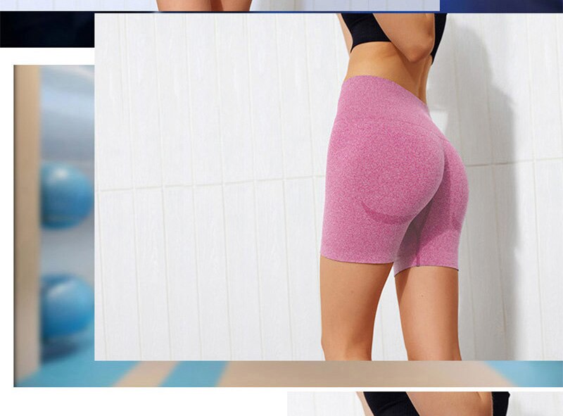 Vital pantalones cortos deportivos sin costuras de verano para mujer, pantalones cortos ajustados de cintura alta para el gimnasio, pantalones cortos deportivos a prueba de sentadillas y Control de ab Vital pantalones cortos deportivos sin costuras de verano para mujer, pantalones cortos ajustados de cintura alta para el gimnasio, pantalones cortos deportivos a prueba de sentadillas y Control de ab
