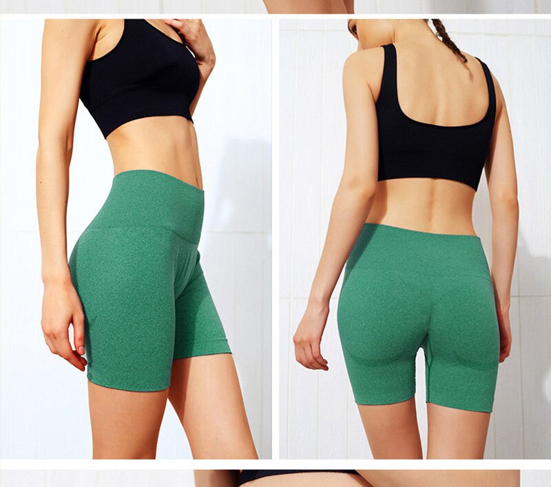 Vital pantalones cortos deportivos sin costuras de verano para mujer, pantalones cortos ajustados de cintura alta para el gimnasio, pantalones cortos deportivos a prueba de sentadillas y Control de ab Vital pantalones cortos deportivos sin costuras de verano para mujer, pantalones cortos ajustados de cintura alta para el gimnasio, pantalones cortos deportivos a prueba de sentadillas y Control de ab