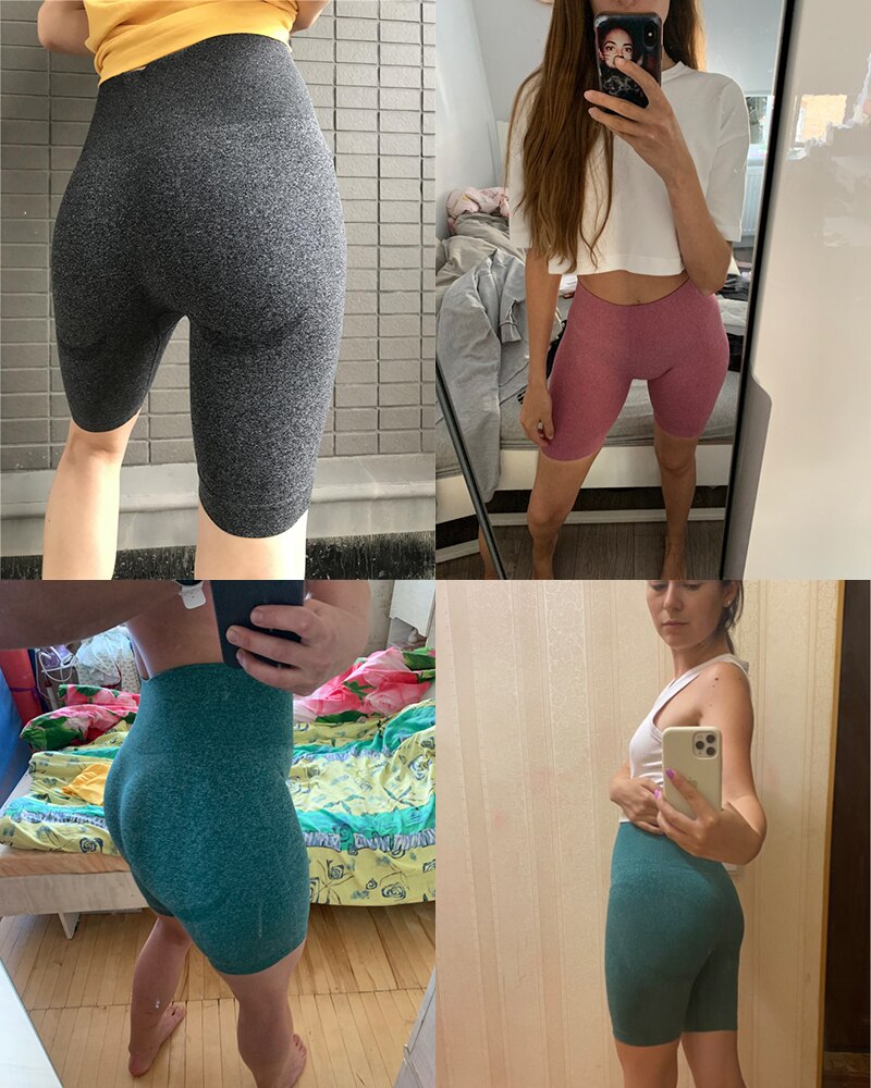 Vital pantalones cortos deportivos sin costuras de verano para mujer, pantalones cortos ajustados de cintura alta para el gimnasio, pantalones cortos deportivos a prueba de sentadillas y Control de ab Vital pantalones cortos deportivos sin costuras de verano para mujer, pantalones cortos ajustados de cintura alta para el gimnasio, pantalones cortos deportivos a prueba de sentadillas y Control de ab