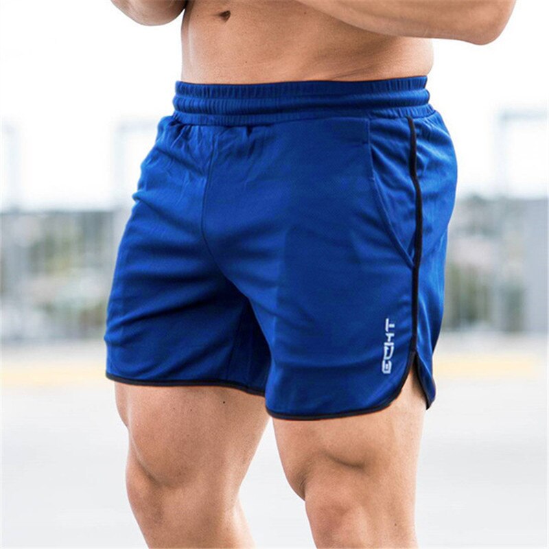 Pantalones cortos deportivos para correr para hombre, Shorts de secado rápido para gimnasio, 2021