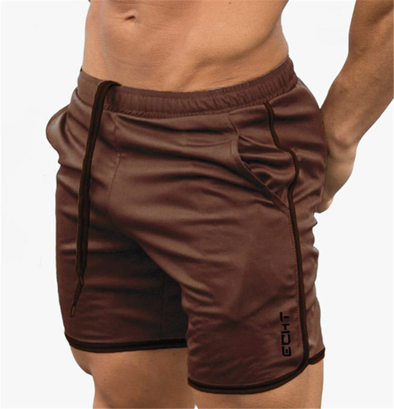 Pantalones cortos deportivos para correr para hombre, Shorts de secado rápido para gimnasio, 2021