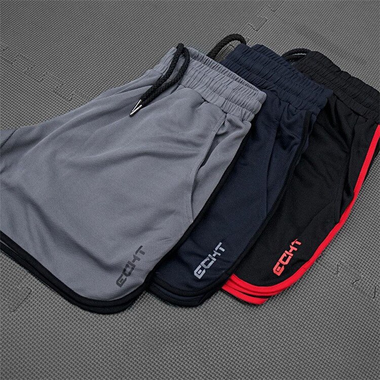Pantalones cortos deportivos para correr para hombre, Shorts de secado rápido para gimnasio, 2021