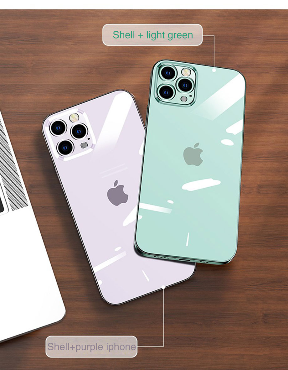 Funda de silicona Ultra fina para iPhone, funda trasera suave para iPhone 12 Pro Max 11 Pro Max, funda de silicona transparente, 12 Mini