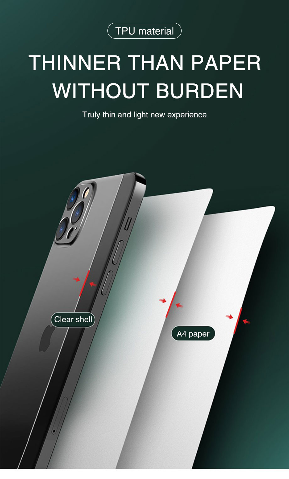 Funda de silicona Ultra fina para iPhone, funda trasera suave para iPhone 12 Pro Max 11 Pro Max, funda de silicona transparente, 12 Mini