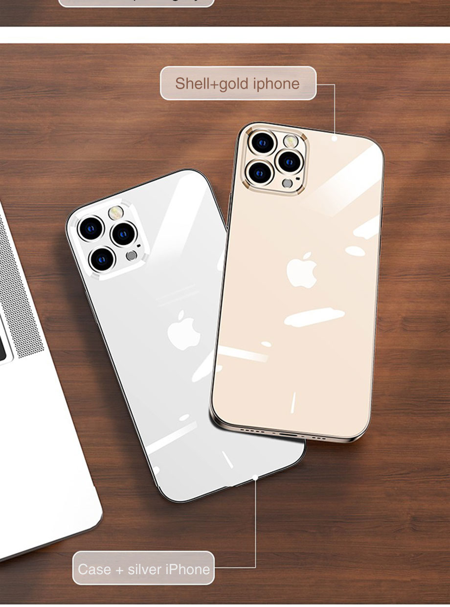 Funda de silicona Ultra fina para iPhone, funda trasera suave para iPhone 12 Pro Max 11 Pro Max, funda de silicona transparente, 12 Mini