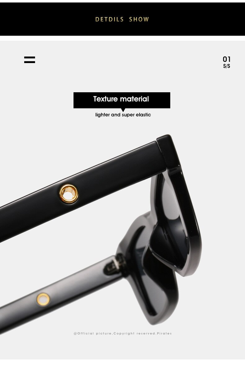 Gafas de sol vintage rectangulares para mujer