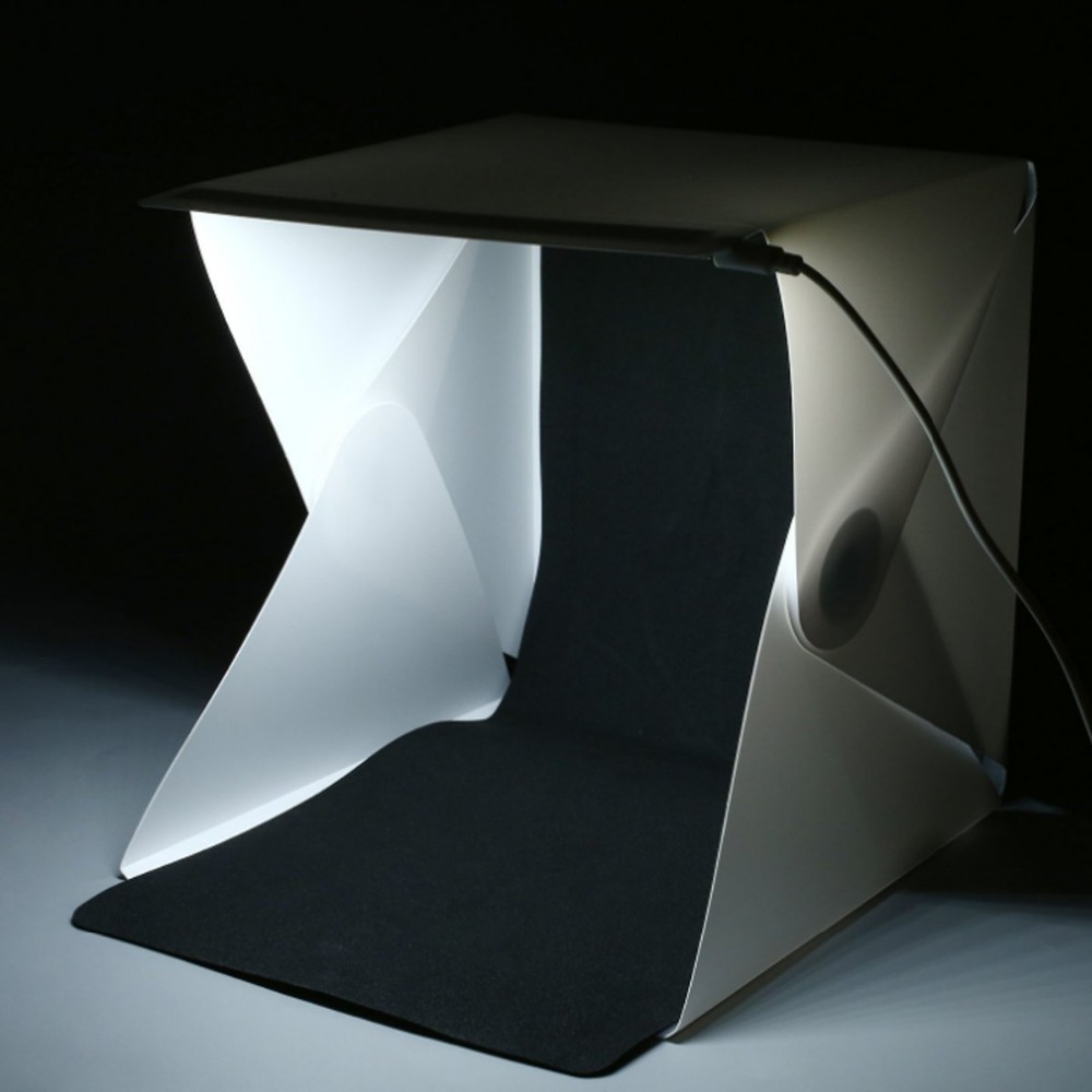 Caja de luz LED plegable para fondo fotográfico, Softbox con lámpara de fotografía para estudio fotográfico, fondos de fotografía para YouTube Caja de luz LED plegable para fondo fotográfico, Softbox con lámpara de fotografía para estudio fotográfico, fondos de fotografía para YouTube