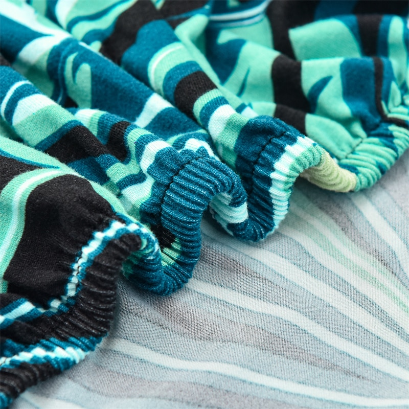 Funda elástica geométrica para sofá, cubierta protectora de LICRA para sillón de Club, sala de estar, Bar, Oficina Funda elástica geométrica para sofá, cubierta protectora de LICRA para sillón de Club, sala de estar, Bar, Oficina