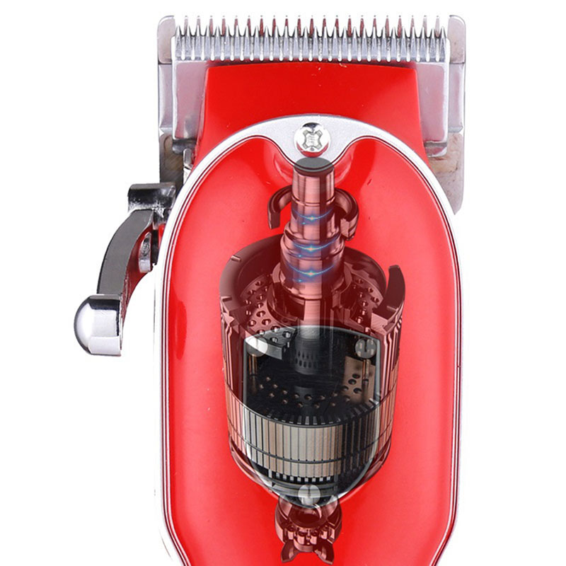 Cortadora de pelo eléctrica profesional para hombres, máquina de corte de pelo, recargable y ajustable, kits combinados