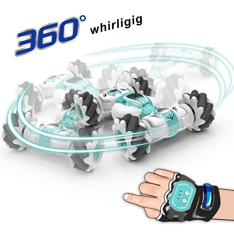 Samll RC Stunt Car reloj de Control remoto con Sensor de gestos, juguete eléctrico RC Drift Car, 2,4 GHz, rotación 4WD, regalo para niños, cumpleaños Samll RC Stunt Car reloj de Control remoto con Sensor de gestos, juguete eléctrico RC Drift Car, 2,4 GHz, rotación 4WD, regalo para niños, cumpleaños